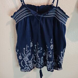 Blue tank top